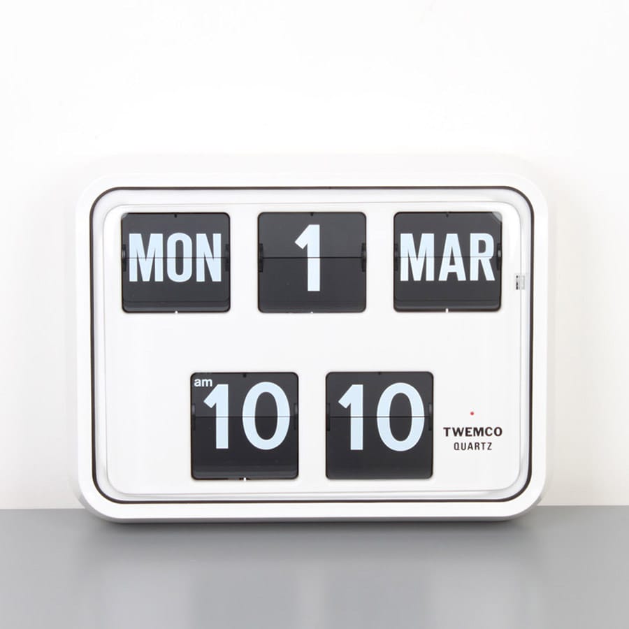 TWEMCO Calendar Flip Wall Clock BQ-17