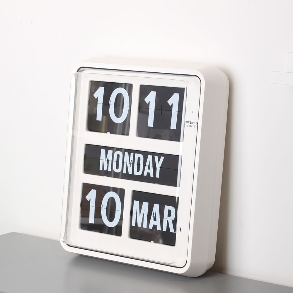 TWEMCO Calendar Flip Wall Clock BQ-1700 – Homeloo