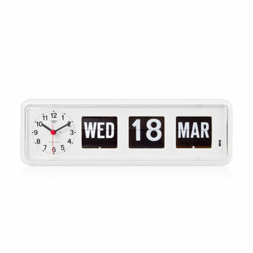 TWEMCO Calendar Flip Wall Clock BQ-38 - Homeloo