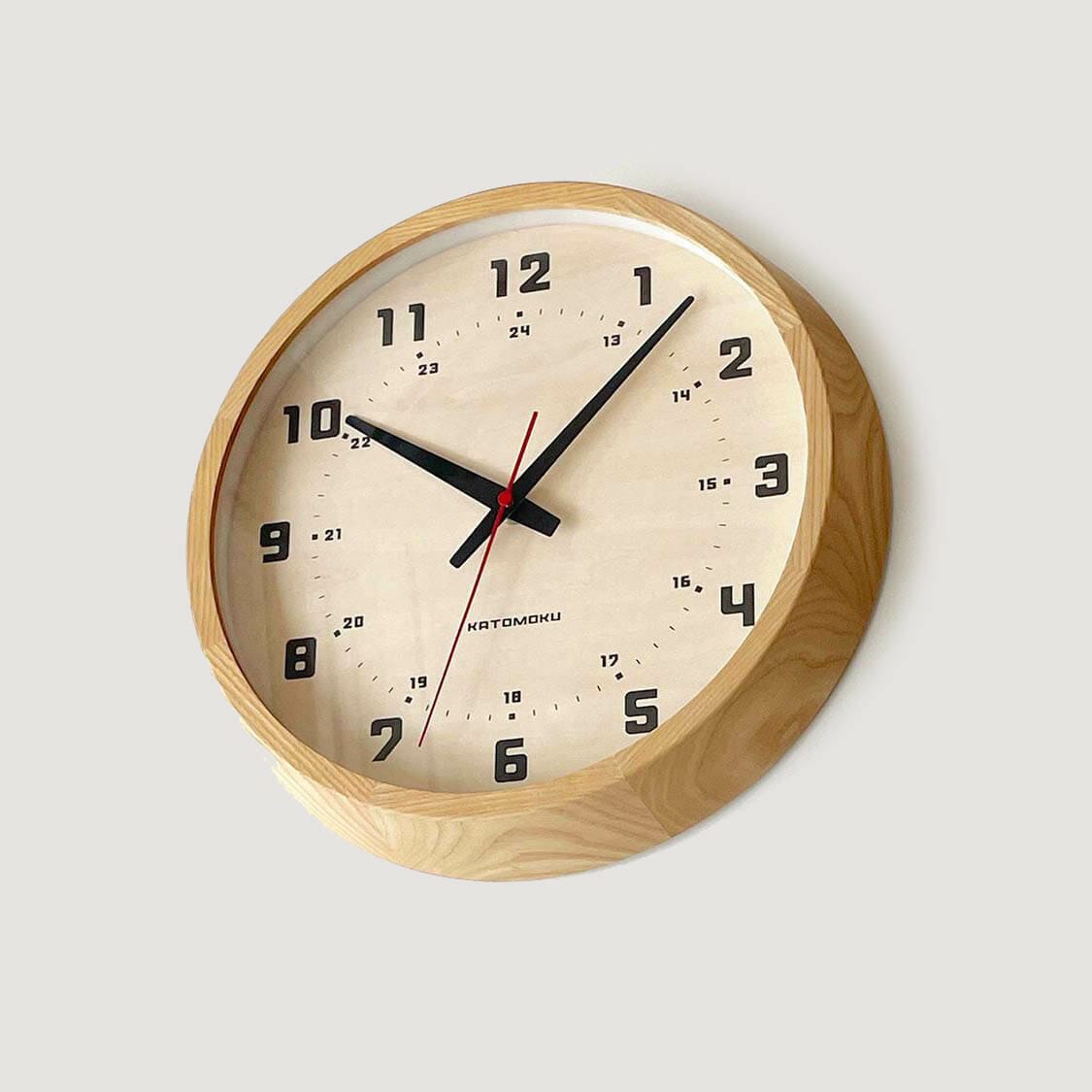 販売を販売 【新着商品】KATOMOKU plywood wall clock 12 km- 置時計