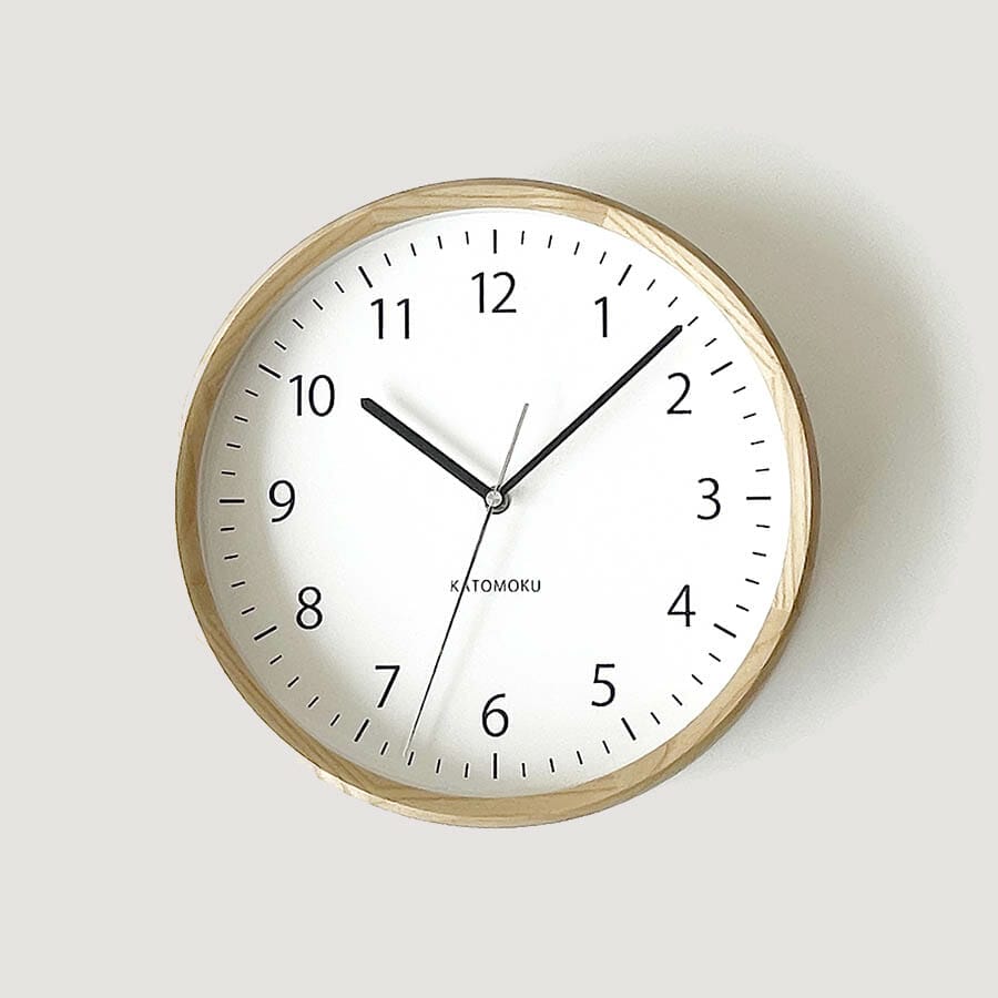 販売を販売 【新着商品】KATOMOKU plywood wall clock 12 km- 置時計